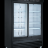 2 Door Reach-In Glass Door Refrigerator