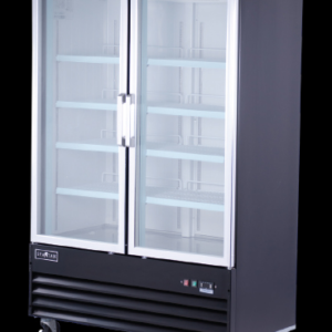 2 Door Reach-In Glass Door Refrigerator